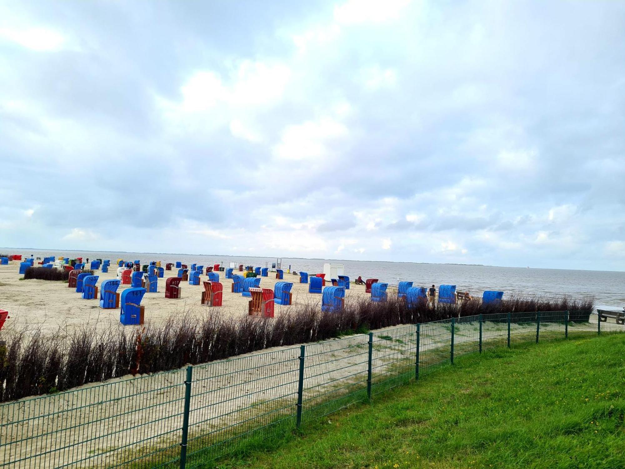 Ferienhaus Nordseeglueck Im Ferienpark Berumbur Esterno foto