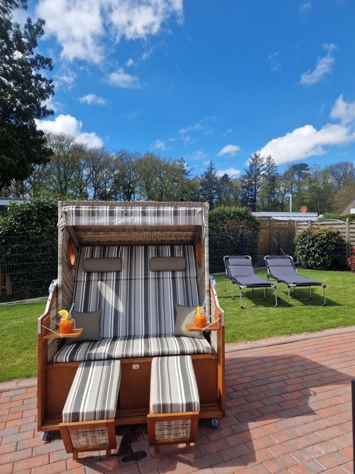 Ferienhaus Nordseeglueck Im Ferienpark Berumbur Esterno foto