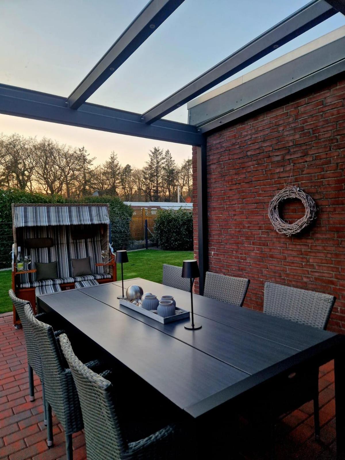 Ferienhaus Nordseeglueck Im Ferienpark Berumbur Esterno foto
